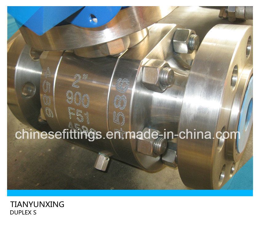 S31803 Saf2205 F51 Duplex Stainless Steel Forged Ball Valve China