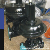 Flanged Flat Face Pneumatic Actuated&Handwheel Cast Iron Pn10&Pn16 Diaphragm Valve