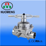 Stainless Steel Manual Welded Diaphragm Valve with Stainless Steel Hand Wheel (ISO-No. RG0103)