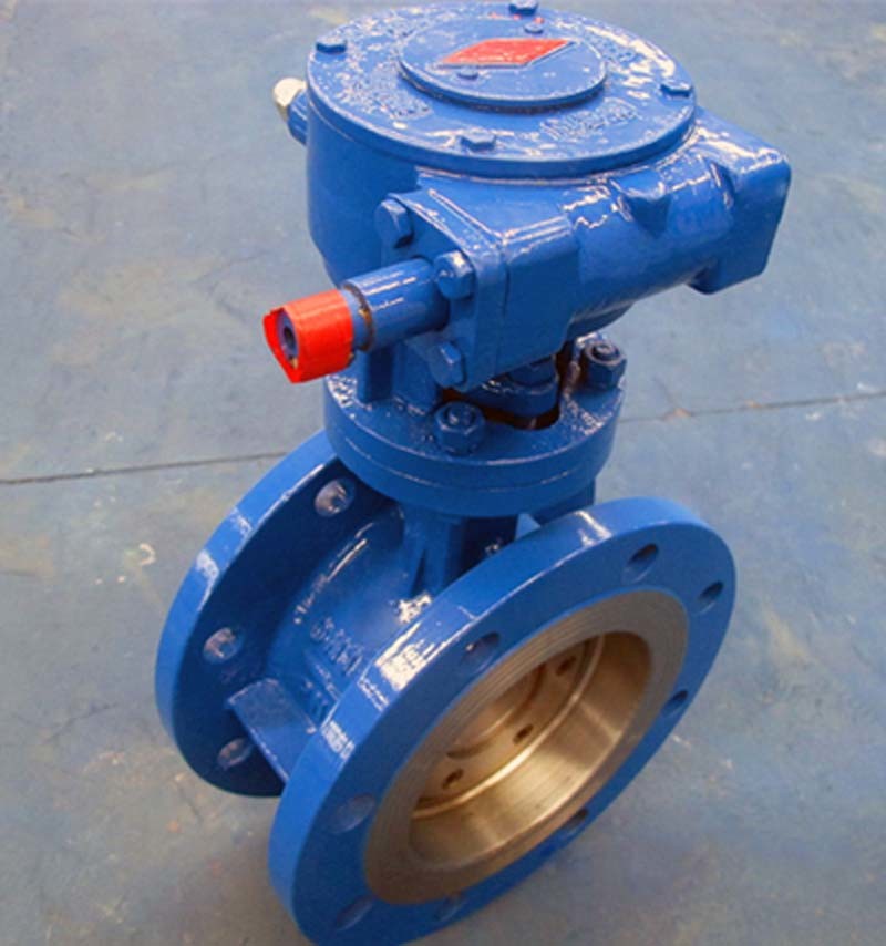 Bs Standard Double Flange Type Triple Offset Butterfly Valve